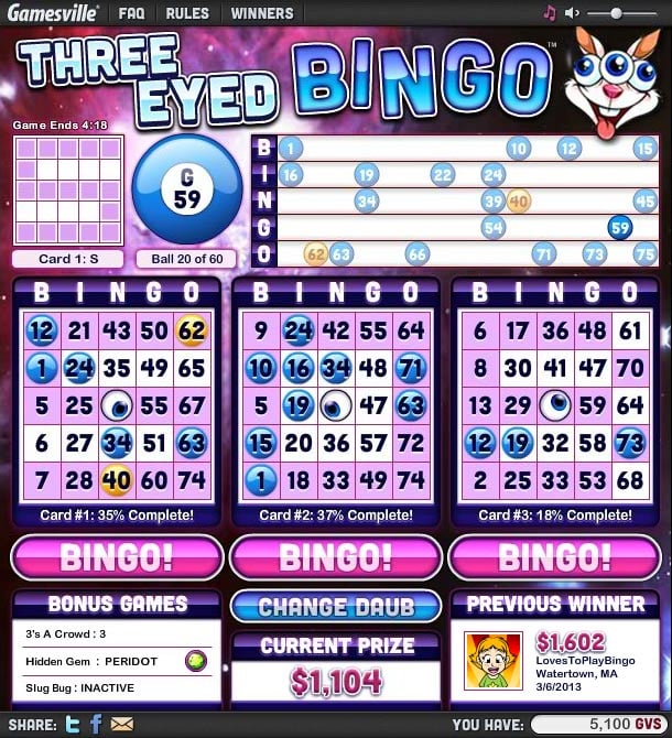 Three Eyed Bingo