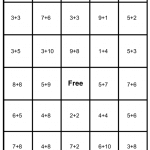 Math Bingo Addition 2