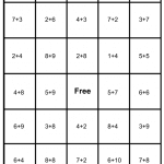 Math Bingo addition 1