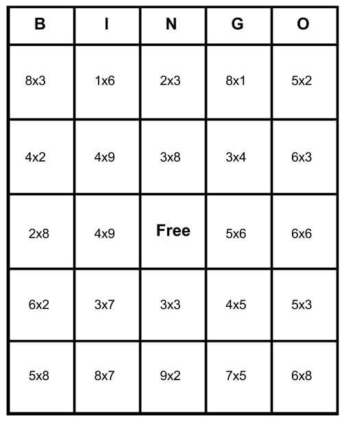multiplication-bingo-cards